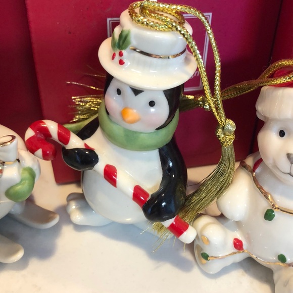 Set of 5 Lenox Christmas Ornaments - Picture 5 of 8
